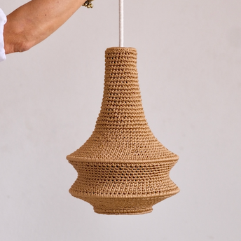 Joosh Small Crochet Lamp Honey