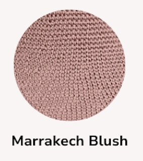 Wahad Large Crochet Lamp Marrakech Blush