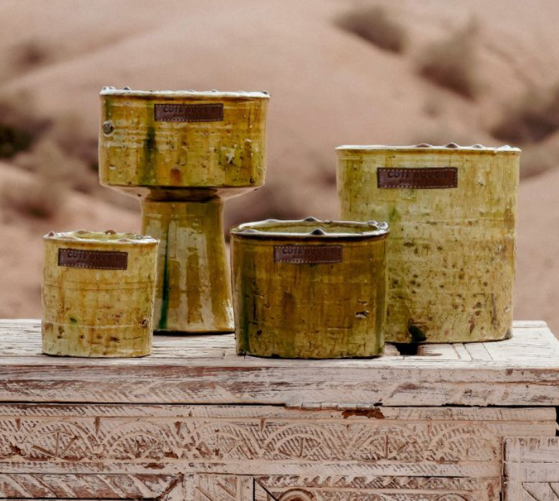 Tamegroute Candle Yellow Small