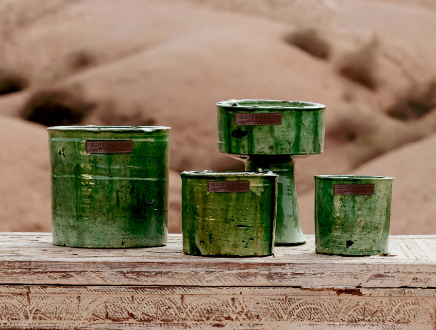 Tamegroute Candle Cup Green