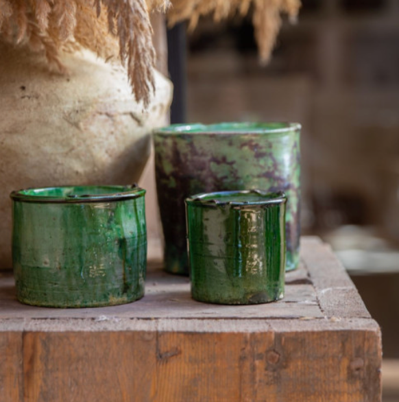 Tamegroute Candle Green Medium